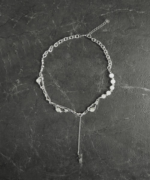 SBG（エスビー）の「インフルエンサー ひろ × SBG ドロップクロスチャームネックレス（ネックレス・メンズ・シルバー・FREE）」の4枚目の写真