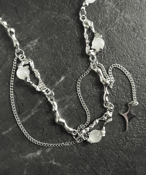 SBG（エスビー）の「インフルエンサー ひろ × SBG ドロップクロスチャームネックレス（ネックレス・メンズ・シルバー・FREE）」の5枚目の写真