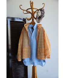 BEAMS PLUS（ビームスプラス）の「Swing Jacket Hoodie Nylon Airy Plaid（ナイロンジャケット）」