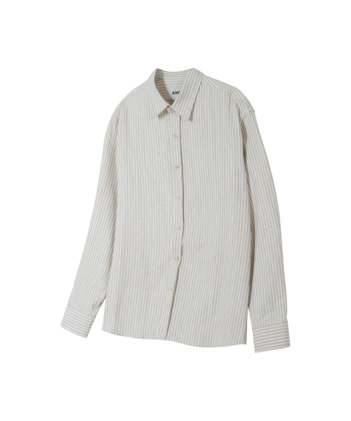AMOU（アモウ）の「AMOU Multi stripe shirts BLACK（シャツ/ブラウス・レディース・その他・1/2/3）」の6枚目の写真