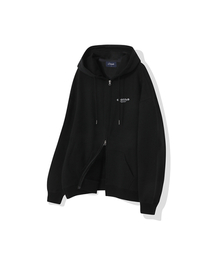 CRISCELO（クリスチェロ）の「Signal Logo Hood 2WAY ZIP-UP_Black（パーカー）」