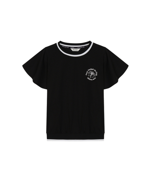 NITINA(ニティナ)の「フレアスリーブレスBK(Tシャツ/カットソー・レディース・ブラック・SMALL/MEDIUM)」の8枚目の写真