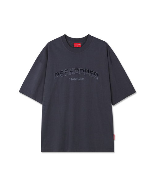 PSSHOPPER（ピーエスショッパ）の「オリジナルロゴ高密度バックパネル切り替え半袖Tシャツ[ネイビー]（Tシャツ/カットソー・メンズ・その他・MEDIUM/LARGE/X-LARGE）」の2枚目の写真