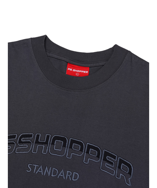 PSSHOPPER（ピーエスショッパ）の「オリジナルロゴ高密度バックパネル切り替え半袖Tシャツ[ネイビー]（Tシャツ/カットソー・メンズ・その他・MEDIUM/LARGE/X-LARGE）」の4枚目の写真