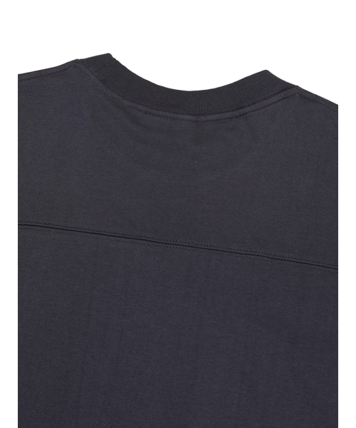 PSSHOPPER（ピーエスショッパ）の「オリジナルロゴ高密度バックパネル切り替え半袖Tシャツ[ネイビー]（Tシャツ/カットソー・メンズ・その他・MEDIUM/LARGE/X-LARGE）」の8枚目の写真