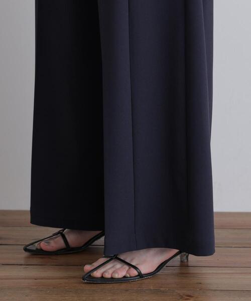 LE PHIL(ルフィル)の「2WAYツイルワイドパンツ(その他パンツ・レディース・ネイビー/ブラック/ホワイト・0/1/00)」の5枚目の写真
