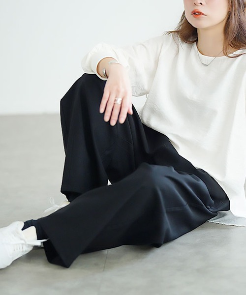 GOLDJAPAN（ゴールドジャパン）の「ストレッチコクーンパンツ【大きいサイズ対応】（その他パンツ・レディース・グレー/ベージュ/カーキ/ブラック・5L/4L/3L/LL）」の2枚目の写真