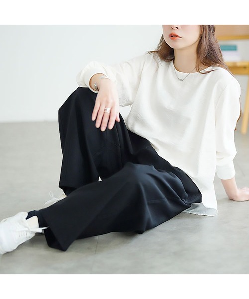 GOLDJAPAN（ゴールドジャパン）の「ストレッチコクーンパンツ【大きいサイズ対応】（その他パンツ・レディース・グレー/ベージュ/カーキ/ブラック・5L/4L/3L/LL）」の10枚目の写真