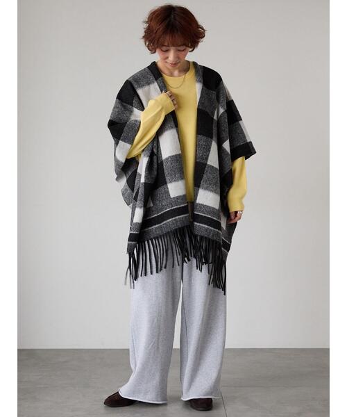 Lugnoncure(ルノンキュール)の「もちもちクルーネックニット(ニット/セーター・レディース・イエロー/ミント/チャコールグレー/グレー・F)」の5枚目の写真