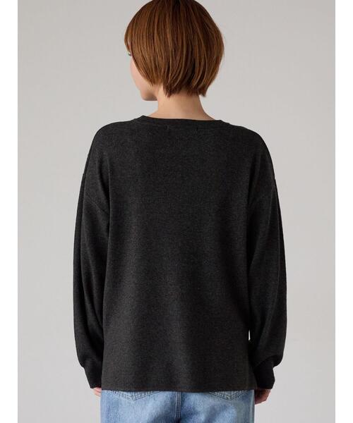 Lugnoncure(ルノンキュール)の「もちもちクルーネックニット(ニット/セーター・レディース・イエロー/ミント/チャコールグレー/グレー・F)」の22枚目の写真