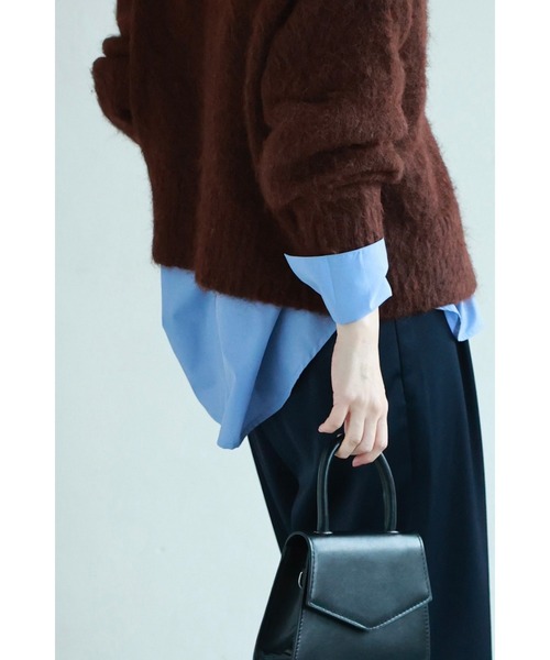 cawaii（カワイイ）の「季節のムード高める深みカラーふわふわカーディガン（カーディガン/ボレロ・レディース・ブラウン/レッド・FREE）」の14枚目の写真