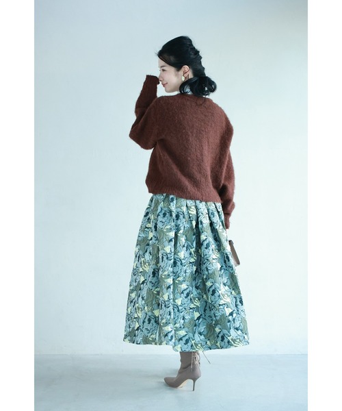 cawaii（カワイイ）の「季節のムード高める深みカラーふわふわカーディガン（カーディガン/ボレロ・レディース・ブラウン/レッド・FREE）」の16枚目の写真