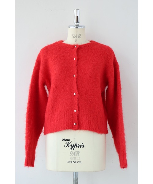 cawaii（カワイイ）の「季節のムード高める深みカラーふわふわカーディガン（カーディガン/ボレロ・レディース・ブラウン/レッド・FREE）」の17枚目の写真