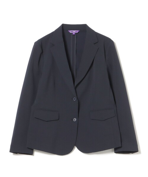 BEAMS GOLF(ビームスゴルフ)の「〈WOMEN〉PURPLE LABEL / ストレッチ サッカー ジャケット(テーラードジャケット・レディース・サックスブルー/ネイビー・MEDIUM/LARGE/SMALL)」の13枚目の写真
