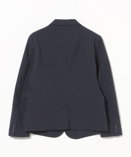BEAMS GOLF(ビームスゴルフ)の「〈WOMEN〉PURPLE LABEL / ストレッチ サッカー ジャケット(テーラードジャケット・レディース・サックスブルー/ネイビー・MEDIUM/LARGE/SMALL)」の15枚目の写真