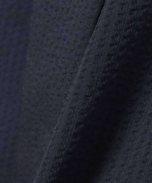 BEAMS GOLF(ビームスゴルフ)の「〈WOMEN〉PURPLE LABEL / ストレッチ サッカー ジャケット(テーラードジャケット・レディース・サックスブルー/ネイビー・MEDIUM/LARGE/SMALL)」の16枚目の写真