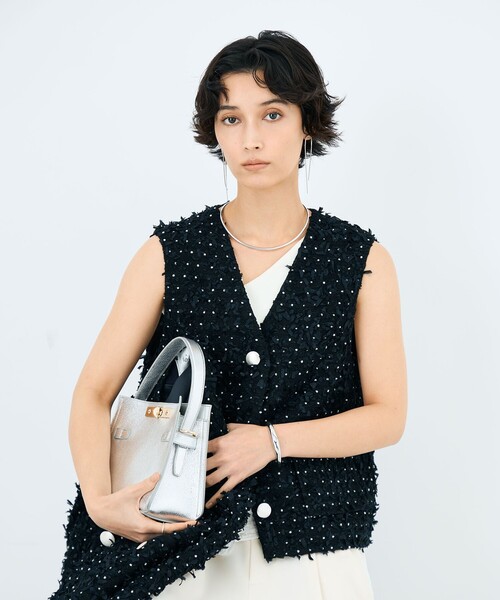 NOLLEY’S（ノーリーズ）の「45th limited editionフラッグカラミジレ（ベスト・レディース・ネイビー/オフホワイト・38）」の19枚目の写真