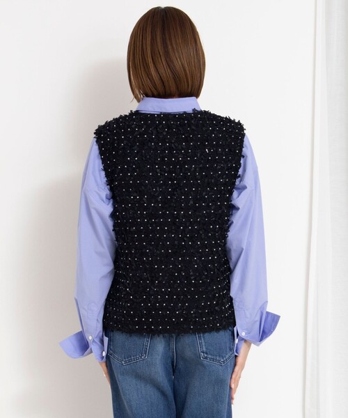 NOLLEY’S（ノーリーズ）の「45th limited editionフラッグカラミジレ（ベスト・レディース・ネイビー/オフホワイト・38）」の7枚目の写真