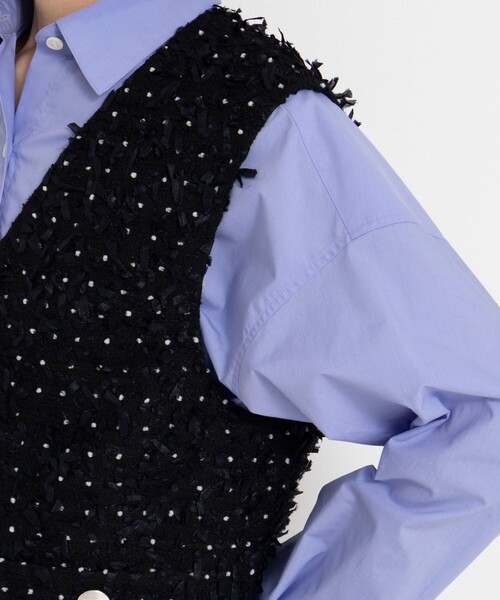 NOLLEY’S（ノーリーズ）の「45th limited editionフラッグカラミジレ（ベスト・レディース・ネイビー/オフホワイト・38）」の11枚目の写真