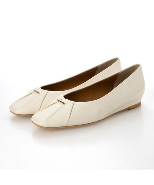 Mode et Jacomo(モードエジャコモ)の「ソフトレザーフラットパンプス(パンプス・レディース・ホワイト/ブラック/シルバー/グリーン・24.5cm/24cm/23.5cm/23cm/22.5cm)」の5枚目の写真