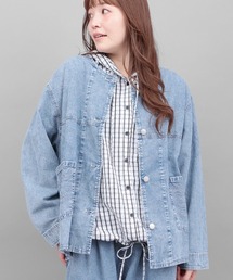 チチカカ | ライトオンスデザインステッチジャケット(ノーカラージャケット)