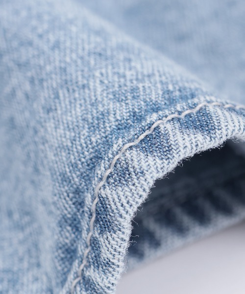 チチカカ（チチカカ）の「ライトオンスデザインステッチジャケット（ノーカラージャケット・レディース・ライトブルー/ブラック・FREE）」の14枚目の写真