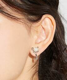 MELROSE claire（メルローズ クレール）の「【MELROSE CLAIRE noir】入卒園式・卒入学式・ハレの日を華やかに彩るパールフラワーイヤリング（イヤリング）」