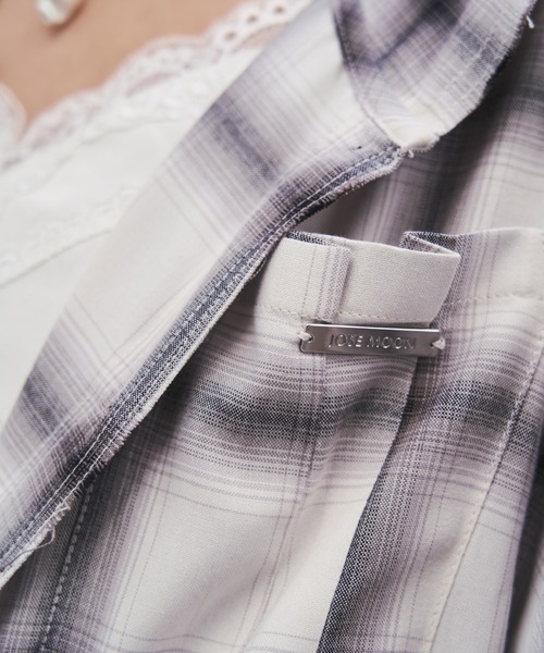 JOSE MOON（ジョゼムーン）の「HOODIE CHECK SHIRT/フーディーチェック