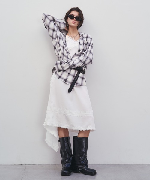 JOSE MOON（ジョゼムーン）の「HOODIE CHECK SHIRT/フーディーチェック