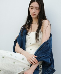andme | 【新色追加】小花柄シアーキャミソールワンピース(ワンピース)