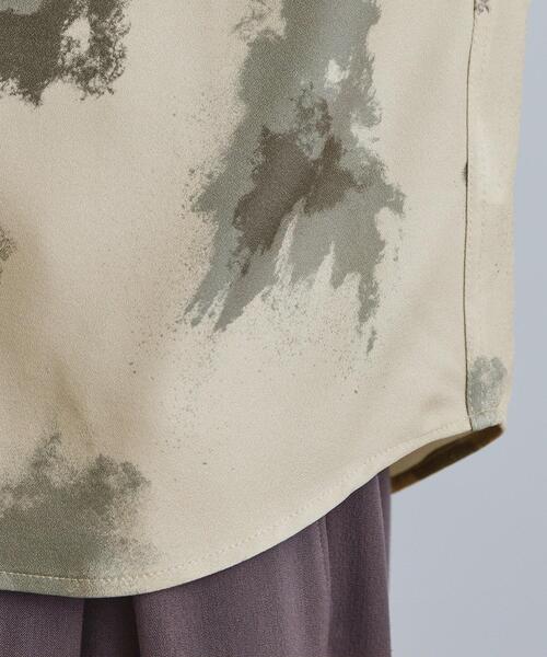 tk.TAKEO KIKUCHI(ティーケータケオキクチ)の「スモークブラープリントシャツ(シャツ/ブラウス・メンズ・ベージュ/ホワイト/ブラック・02/03/04)」の22枚目の写真