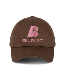 ONRIDPROJECT（オンリードプロジェクト）の「エッセンシャルシンボルキャップ - ブラウンピンク（キャップ）」