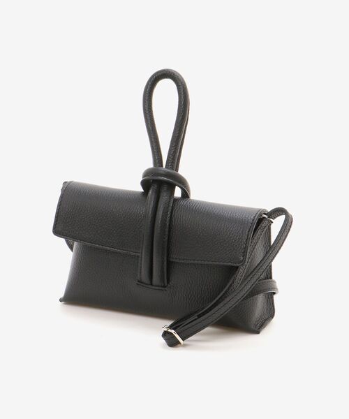 le.coeur blanc（ルクールブラン）の「MILLELA FIRENZE ループハンドルバッグ（ショルダーバッグ・レディース・ブラック・FREE）」の2枚目の写真