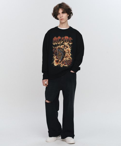 Bravado(ブラヴァド)の「ACDC T.N.T Sweatshirt BK (BRENT2316)(スウェット・メンズ・その他・M/L/XL)」の4枚目の写真