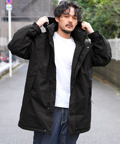 LUXSTYLE(ラグスタイル)の「薄中綿モンスターパーカー(ブルゾン・メンズ・ブラック・M/L)」の3枚目の写真