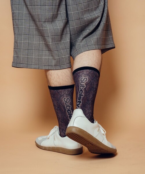 Subciety(サブサエティ)の「Python socks(ソックス/靴下・メンズ・ブラック/ブラウン・FREE)」の18枚目の写真