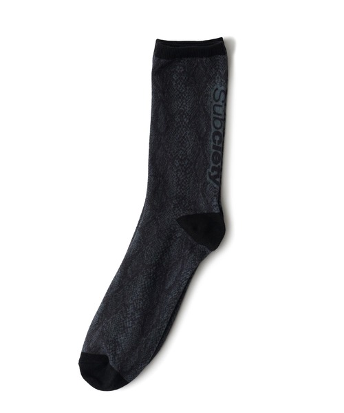 Subciety（サブサエティ）の「Python socks（ソックス/靴下・メンズ・ブラック/ブラウン・FREE）」の4枚目の写真
