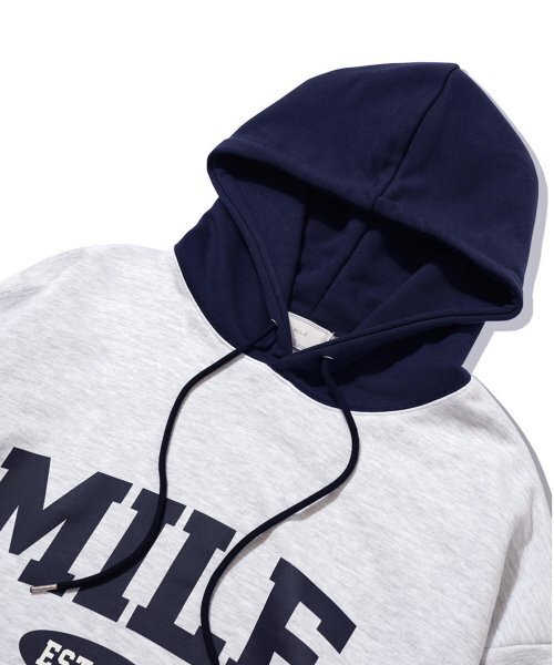 THE MILE（ザマイル）の「MILE EST MIX SWEAT HOODIE [OATMEAL]（パーカー・メンズ・その他・S/M/L/XL）」の2枚目の写真