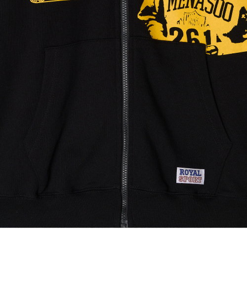 MENASOO（ミナス）の「Round Neck Running Zipup Cardigan_Black（カーディガン/ボレロ・レディース・ブラック・F）」の13枚目の写真