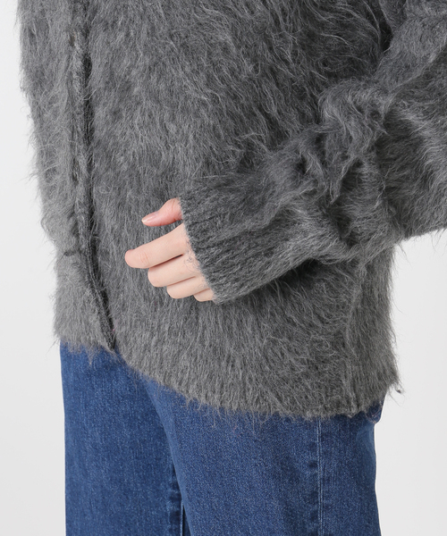 セール】《追加2》シャギークルーニットカーディガン（カーディガン