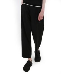 UNLC（ユーエヌエルシー）の「[ライトウェイト]ワイドシルエットクロップスラックスブラック（スラックス）」