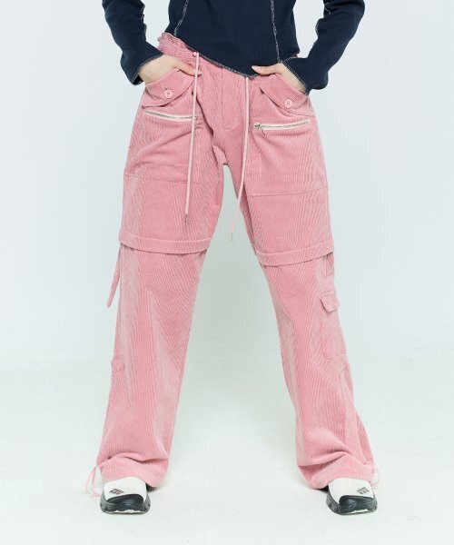 LARTIGENT（ラーティゼン）の「L6 CORDUROY POCKET PANTS(PINK)（その他パンツ・レディース・その他・FREE）」の2枚目の写真