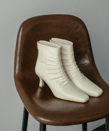 on:nue | 【on:nue】[3色展開/5サイズ展開]  スクエアトゥシャーリングミドルブーツ(ブーツ)