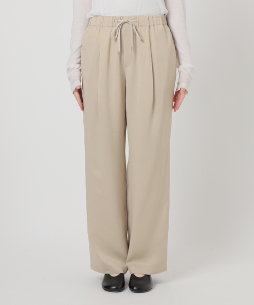 Spick & Span(スピックアンドスパン)の「《新色有り / 追加》ワッシャーサテンイージーパンツ(その他パンツ・レディース・カーキ/ベージュ/チャコールグレー・40/38/36)」の10枚目の写真