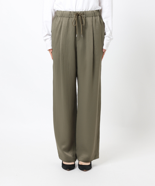 Spick & Span(スピックアンドスパン)の「《新色有り / 追加》ワッシャーサテンイージーパンツ(その他パンツ・レディース・カーキ/ベージュ/チャコールグレー・40/38/36)」の8枚目の写真