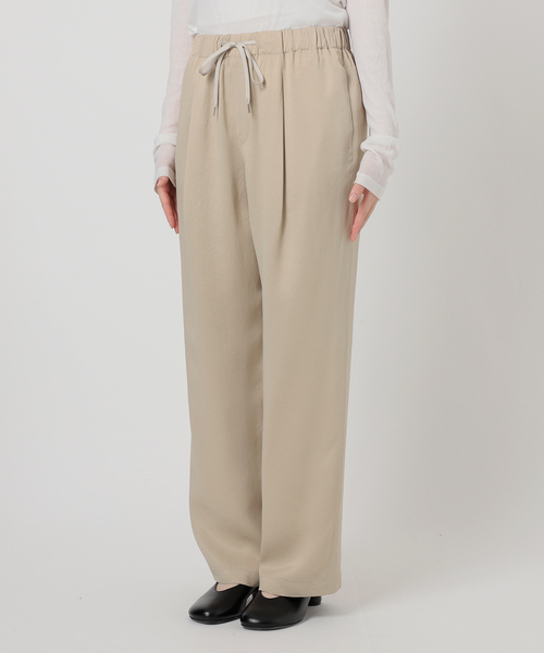 Spick & Span(スピックアンドスパン)の「《新色有り / 追加》ワッシャーサテンイージーパンツ(その他パンツ・レディース・カーキ/ベージュ/チャコールグレー・40/38/36)」の5枚目の写真