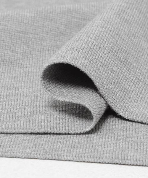 ITEMS URBANRESEARCH（アイテムズ アーバンリサーチ）の「『イージーケア/静電気防止』ボトルネックニットプルオーバー(楽着シリーズ)（ニット/セーター・レディース・グレー/オフホワイト/ミント・FREE）」の14枚目の写真