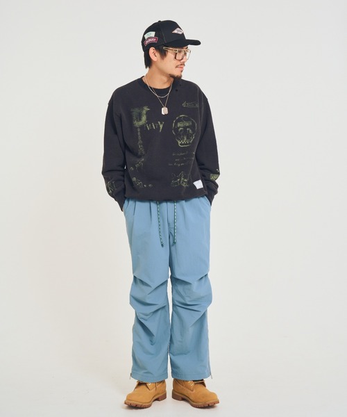 EFFECTEN（エフェクテン）の「【EFFECTEN】Salvage sweat shirts（シャツ/ブラウス・メンズ・アッシュグレー/ブラック・X-LARGE/LARGE/MEDIUM）」の3枚目の写真