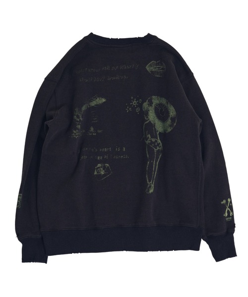 EFFECTEN（エフェクテン）の「【EFFECTEN】Salvage sweat shirts（シャツ/ブラウス・メンズ・アッシュグレー/ブラック・X-LARGE/LARGE/MEDIUM）」の10枚目の写真