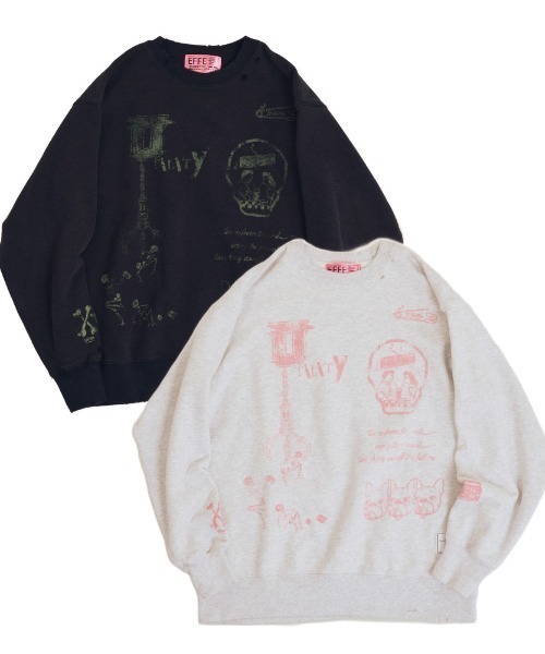 EFFECTEN（エフェクテン）の「【EFFECTEN】Salvage sweat shirts（シャツ/ブラウス・メンズ・アッシュグレー/ブラック・X-LARGE/LARGE/MEDIUM）」の13枚目の写真